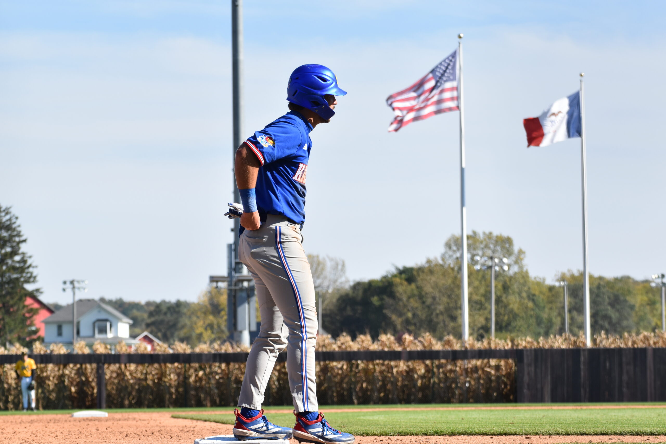 Jayhawks, Hawkeyes battle in first Division I baseball game at Field of ...
